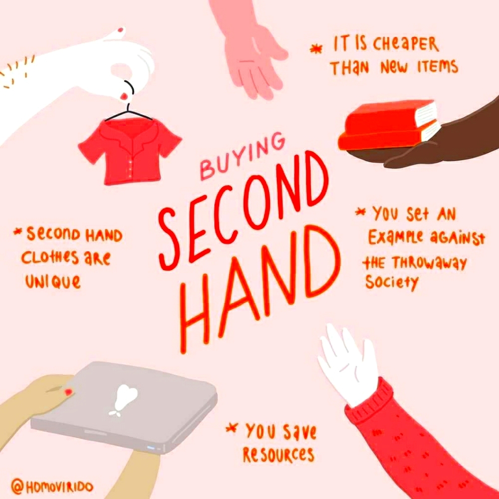 Buy second hand and help the world
